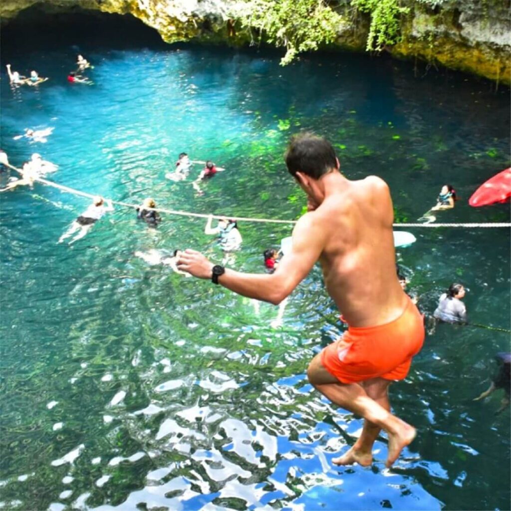 Cenote in Cancun