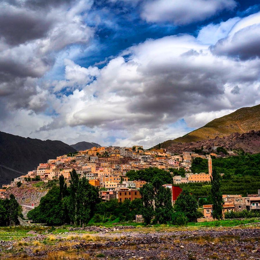 Imlil. In Imlil, everything is still run on donkeys and horses