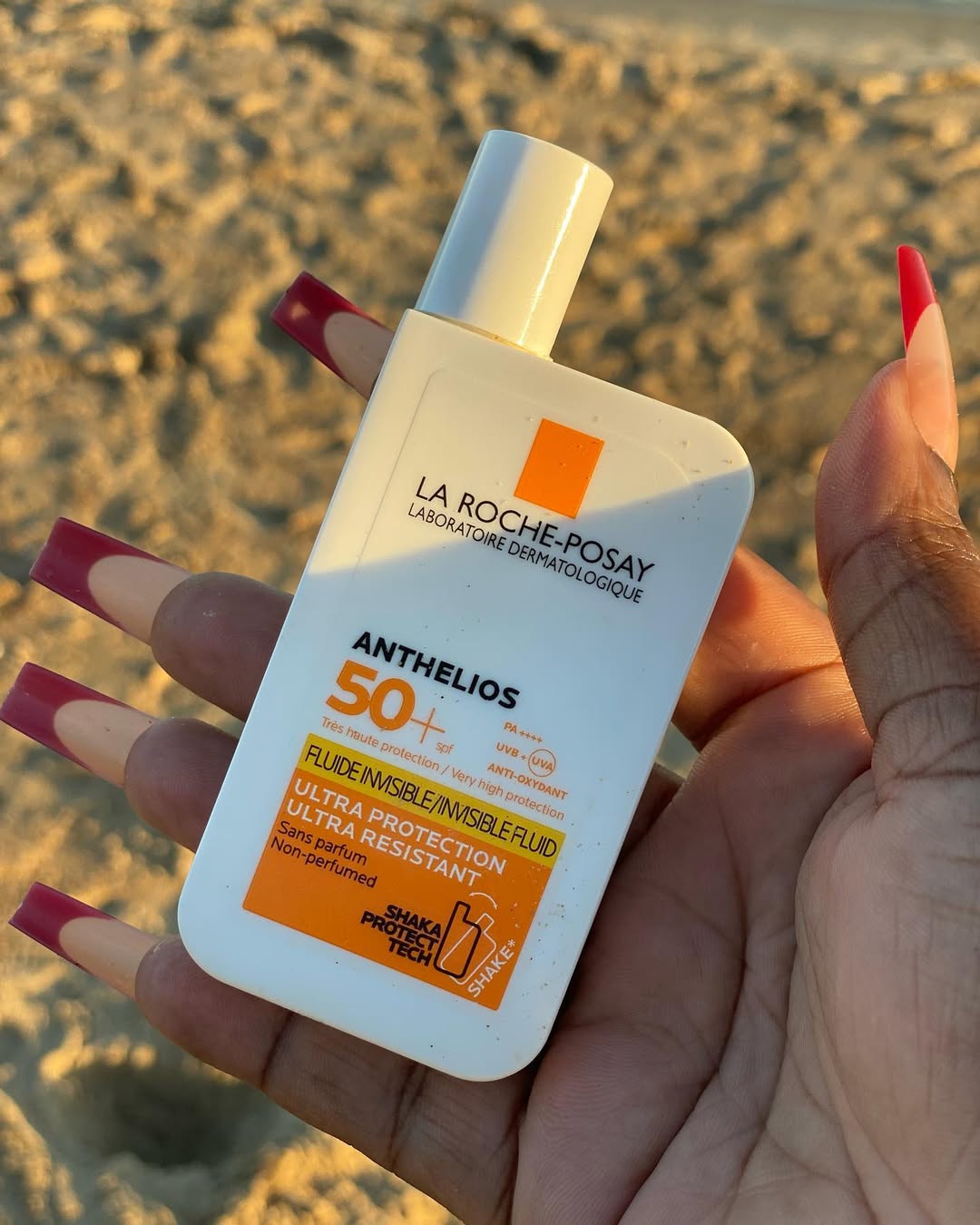 50+ SPF sunscreen
