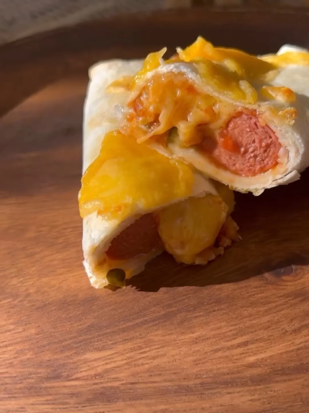 Hotdog tortilla