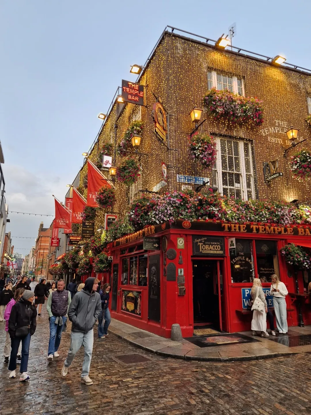 The Temple Bar, Street in Dublin, Ireland