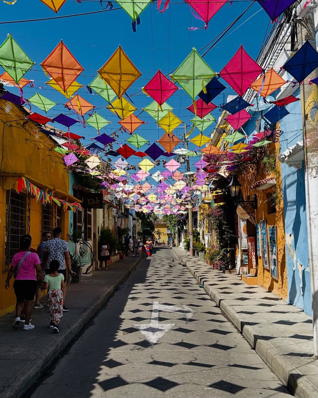 Getsemani District in Cartagena, Colombia