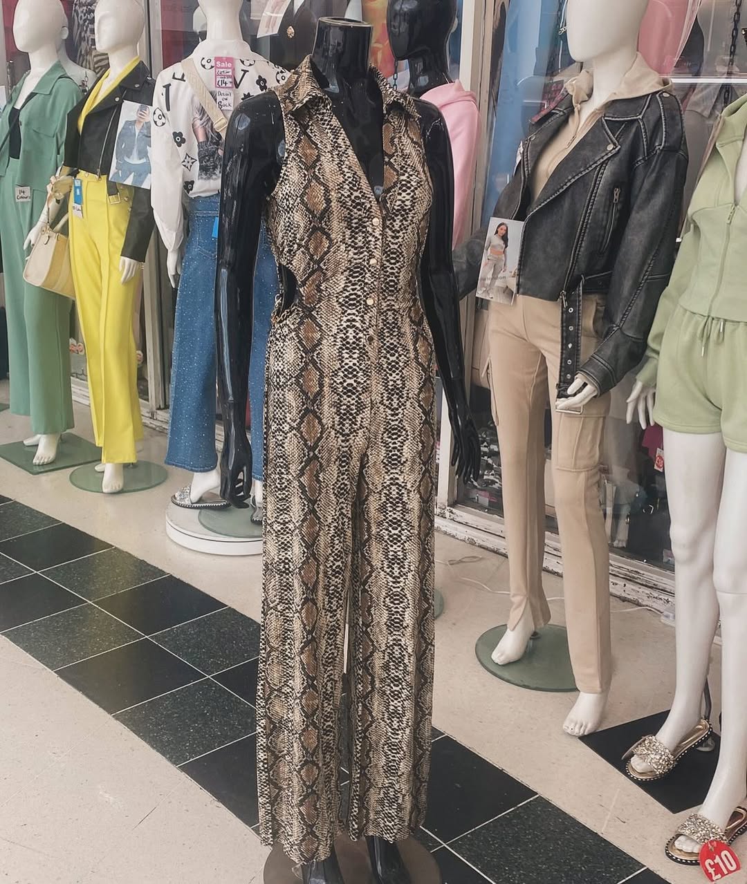 Animal print, all in one, jumpsuit