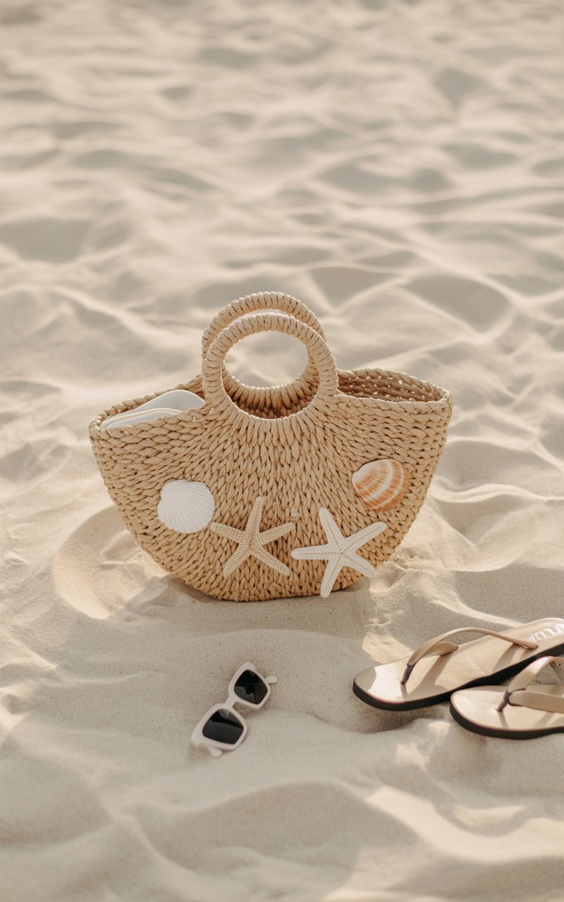 Small beach bag to store items