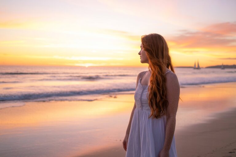 Dress for Stunning Sunset Beach Photos