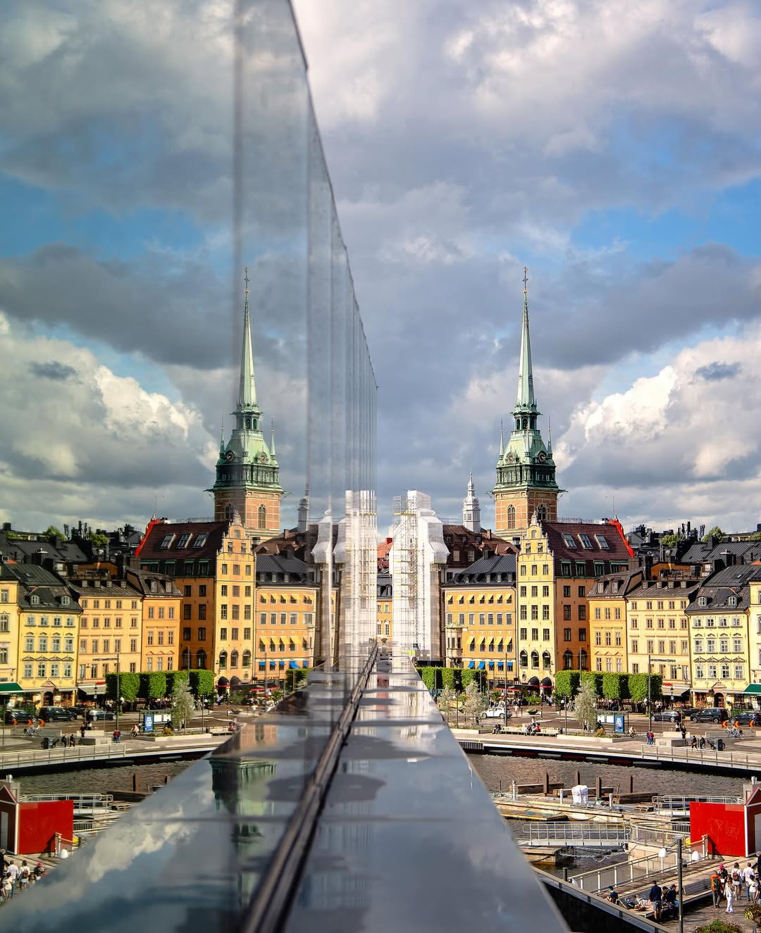 View from the Malar terrace in Stockholm