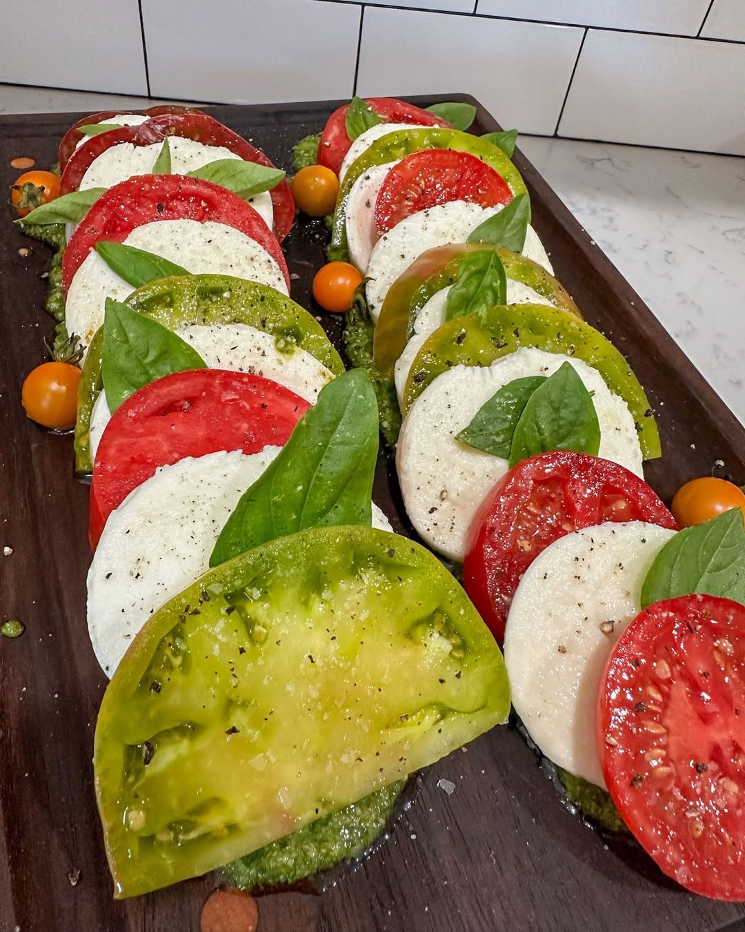 Caprese Salad Jars with Whole Grain