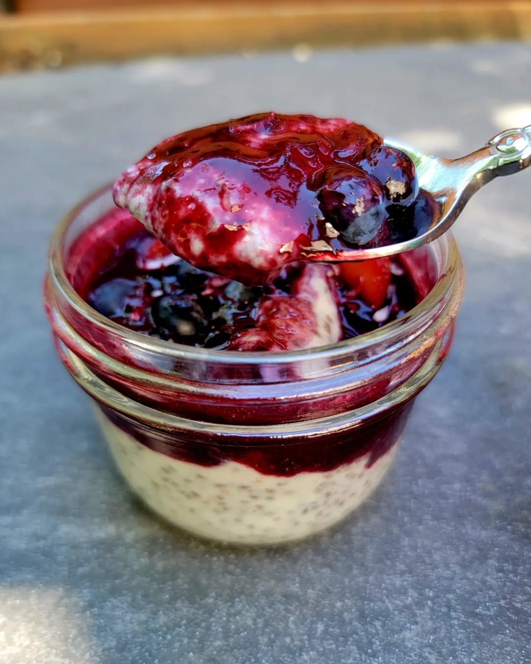 Mixed Berry Chia Pudding Cups
