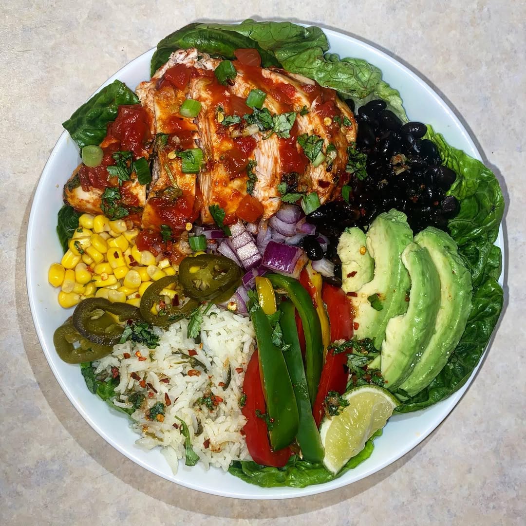 Burrito Bowls in a Jar