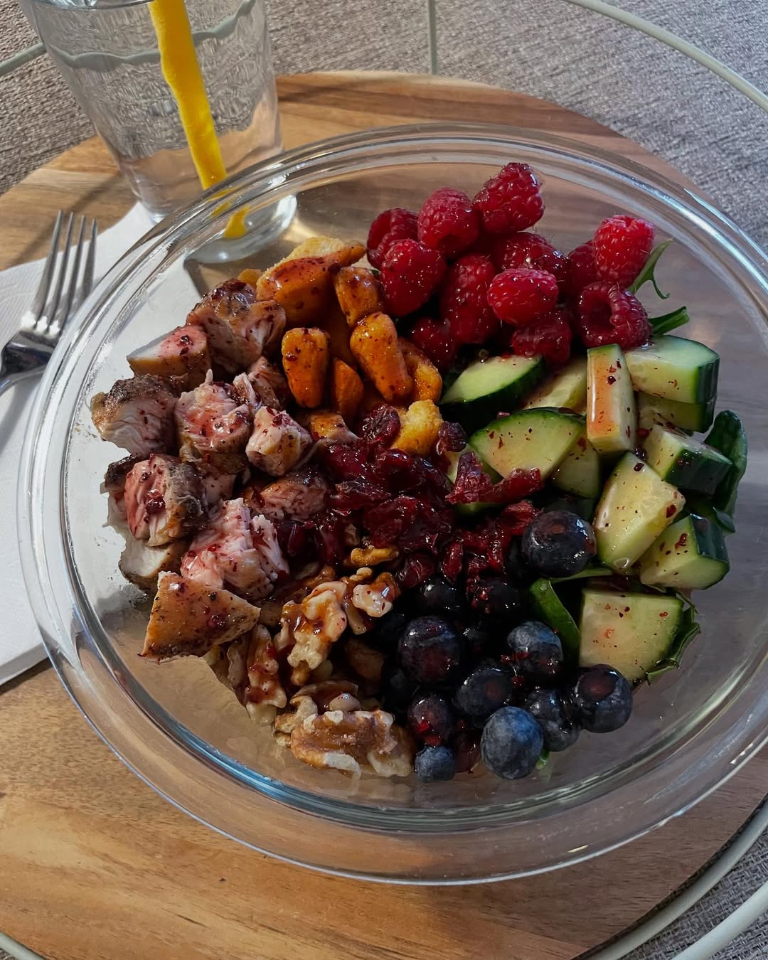 Berry Spinach Mason Jar Salads