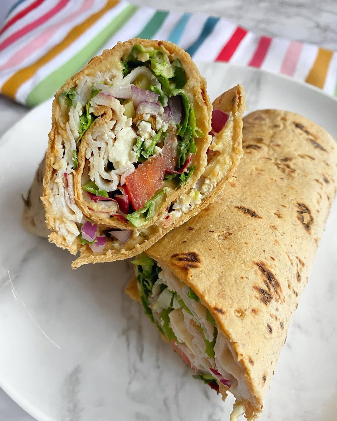 Hummus wrap