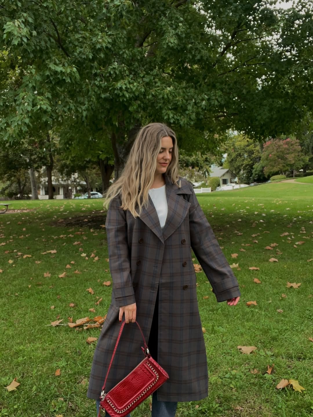 Trench coat is a perfect outer layer