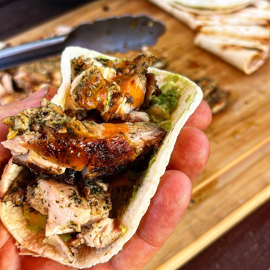 Campfire tacos