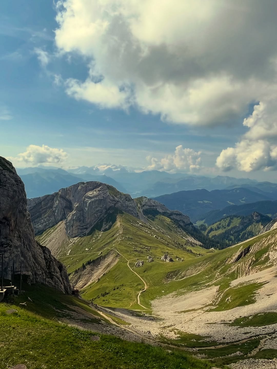 View from the top of Mount Pilatus