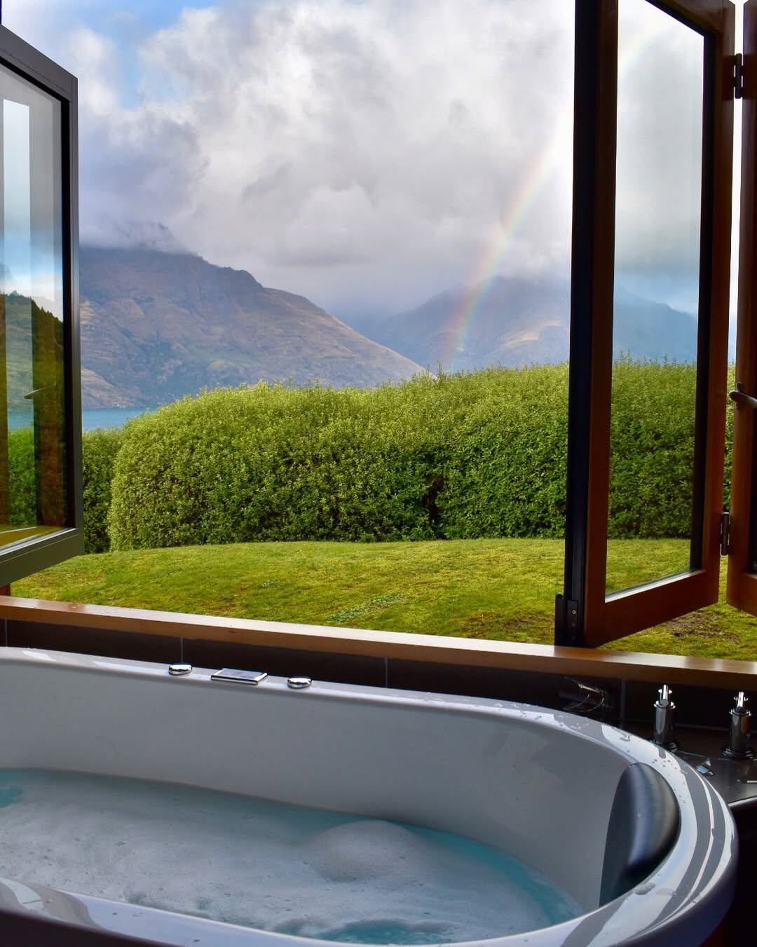 Views from the Azur Lodge in Queenstown