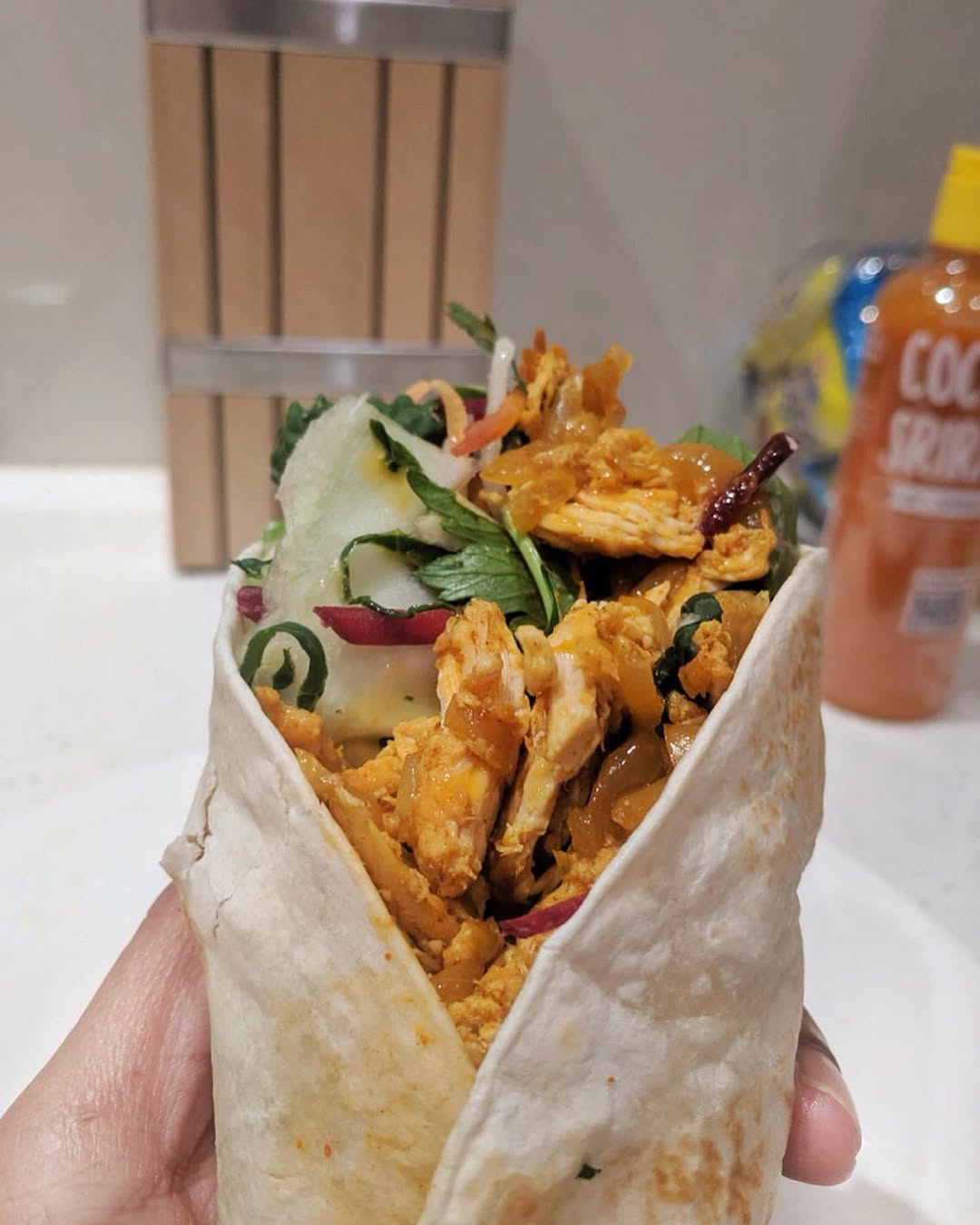 Chicken and Veggie Wraps