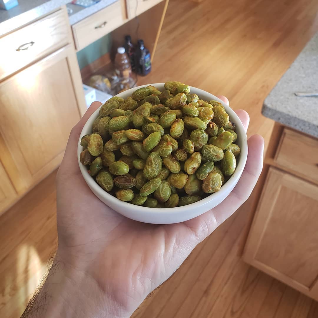 Roasted edamame