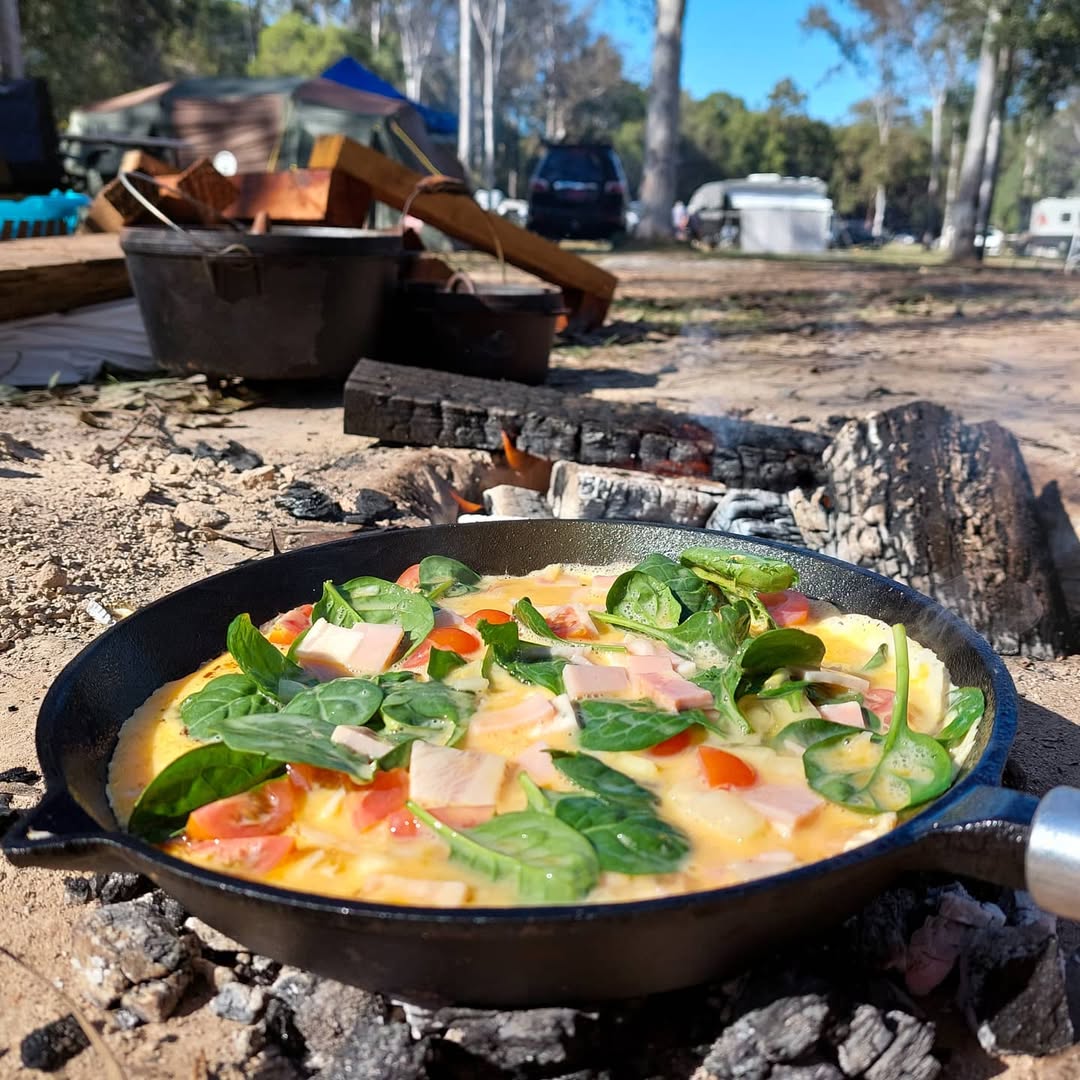 Campfire frittata