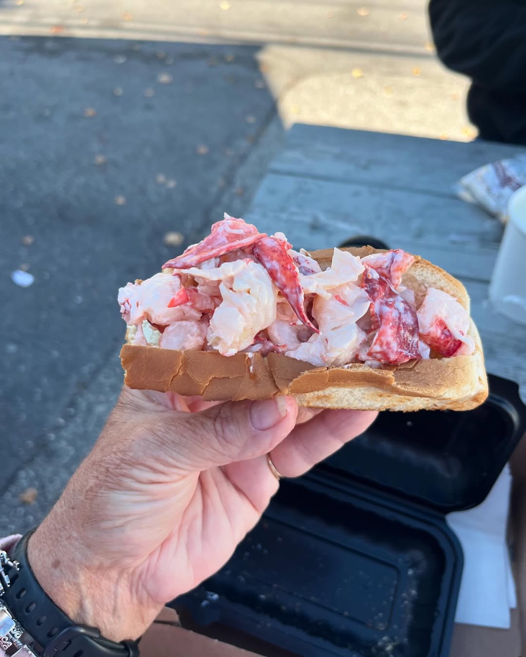 When in Maine, a lobster roll is a must