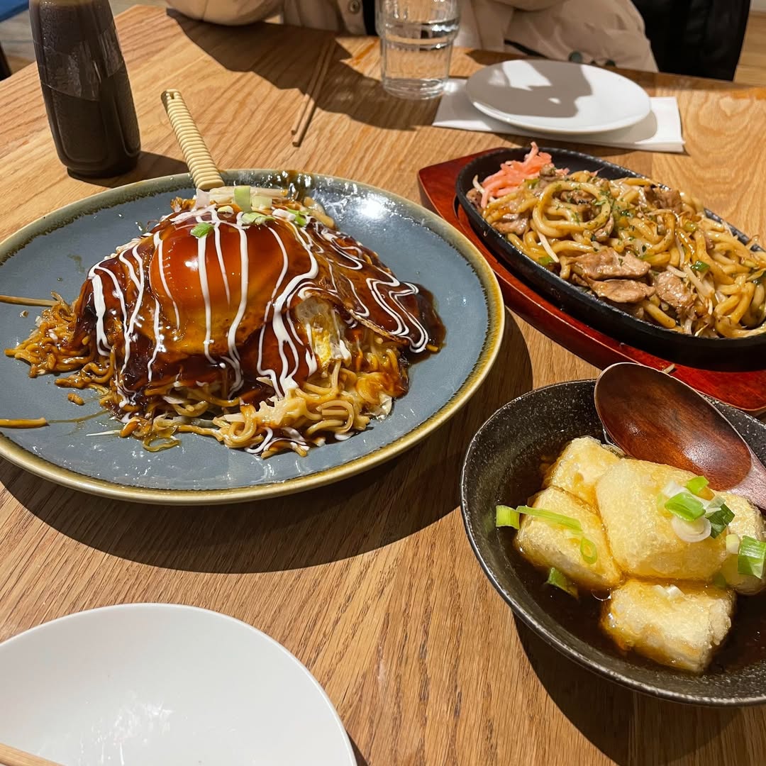Okonomiyaki, must taste in Osaka