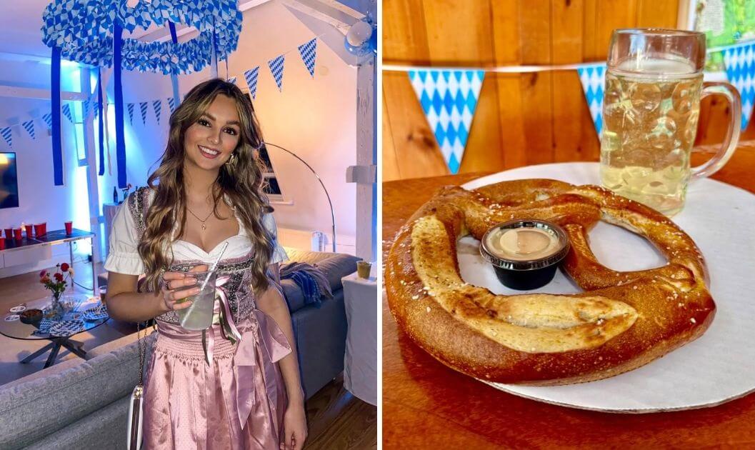 Oktoberfest-Themed Party at Home