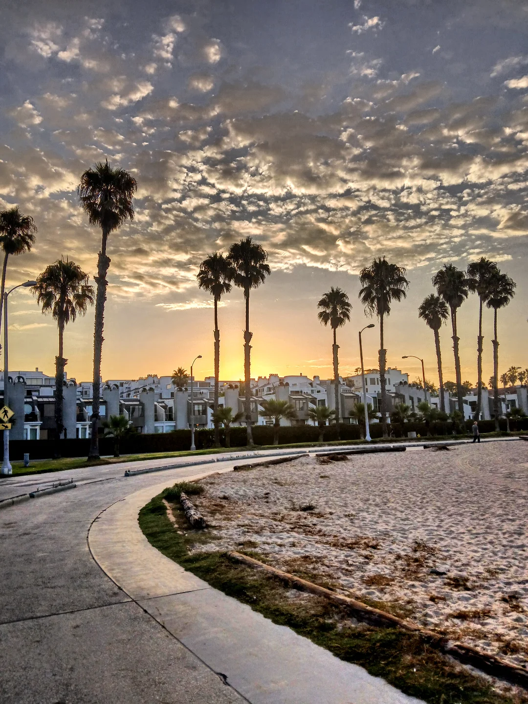 Sunrise at Santa Monica Beach