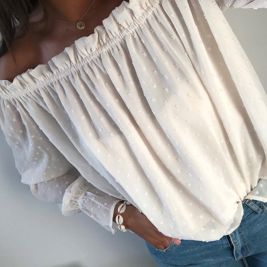 Off shoulder top