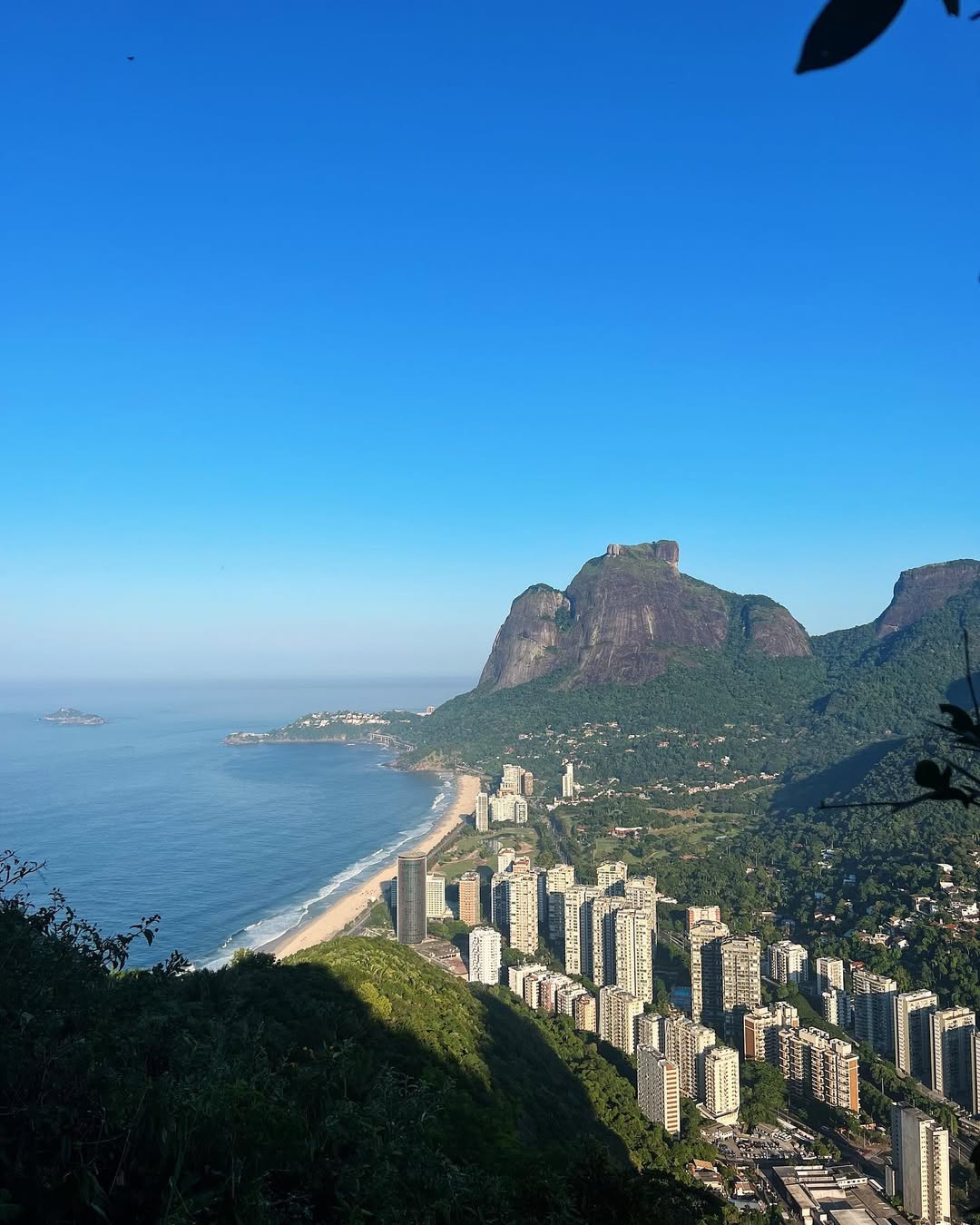 Views from the top of Dois Irmãos Hill