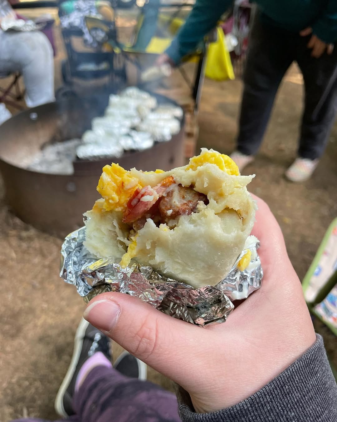 Campfire Burritos