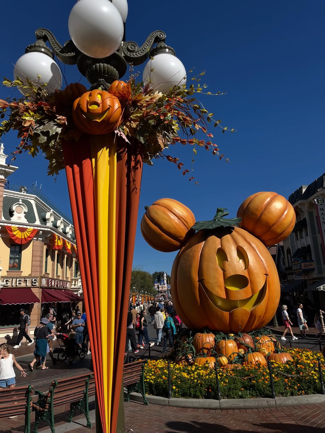 Halloween time at Disneyland