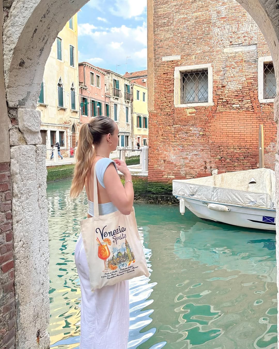 Light colored linen clothes