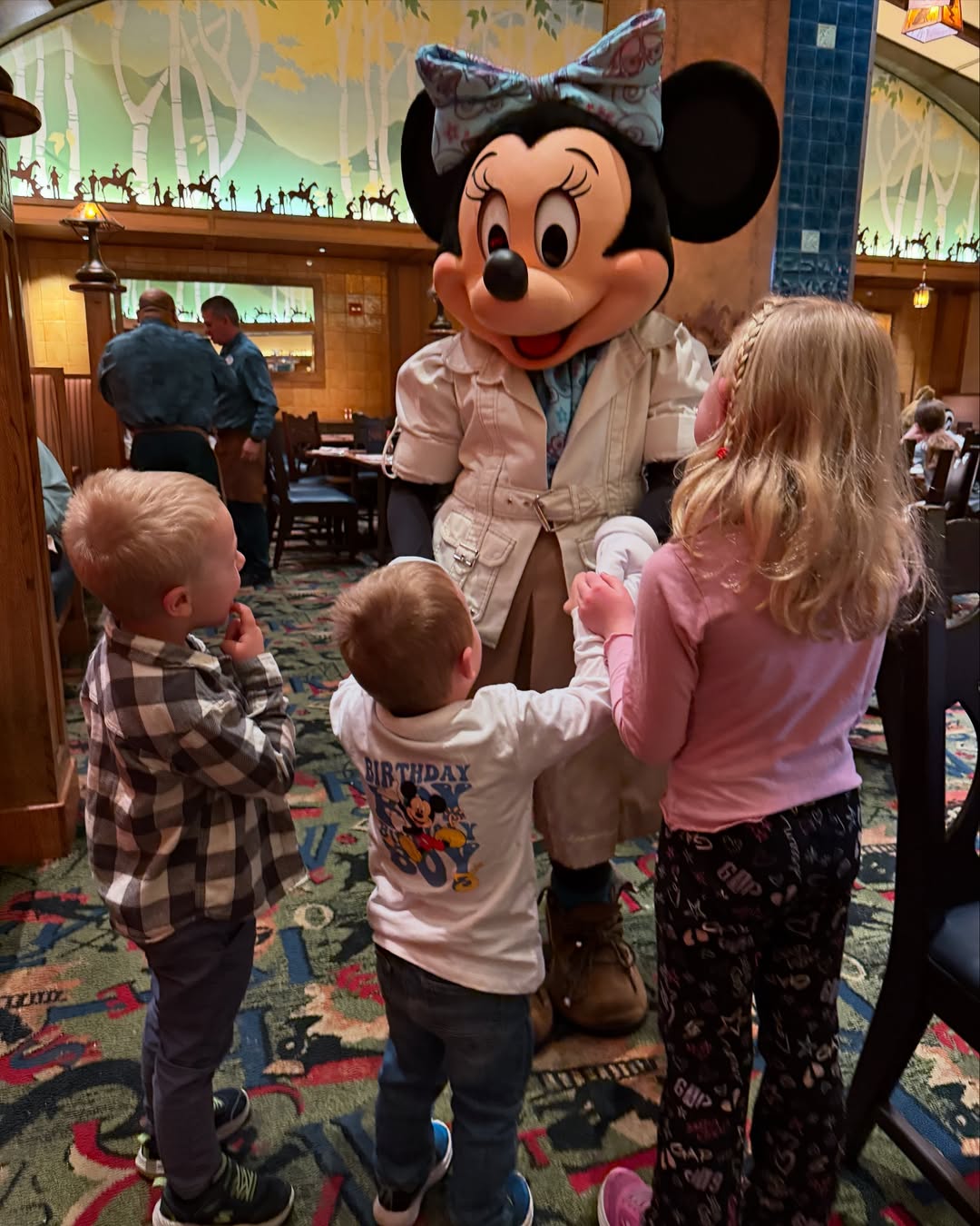 Minnie Mouse at Storytellers Cafe