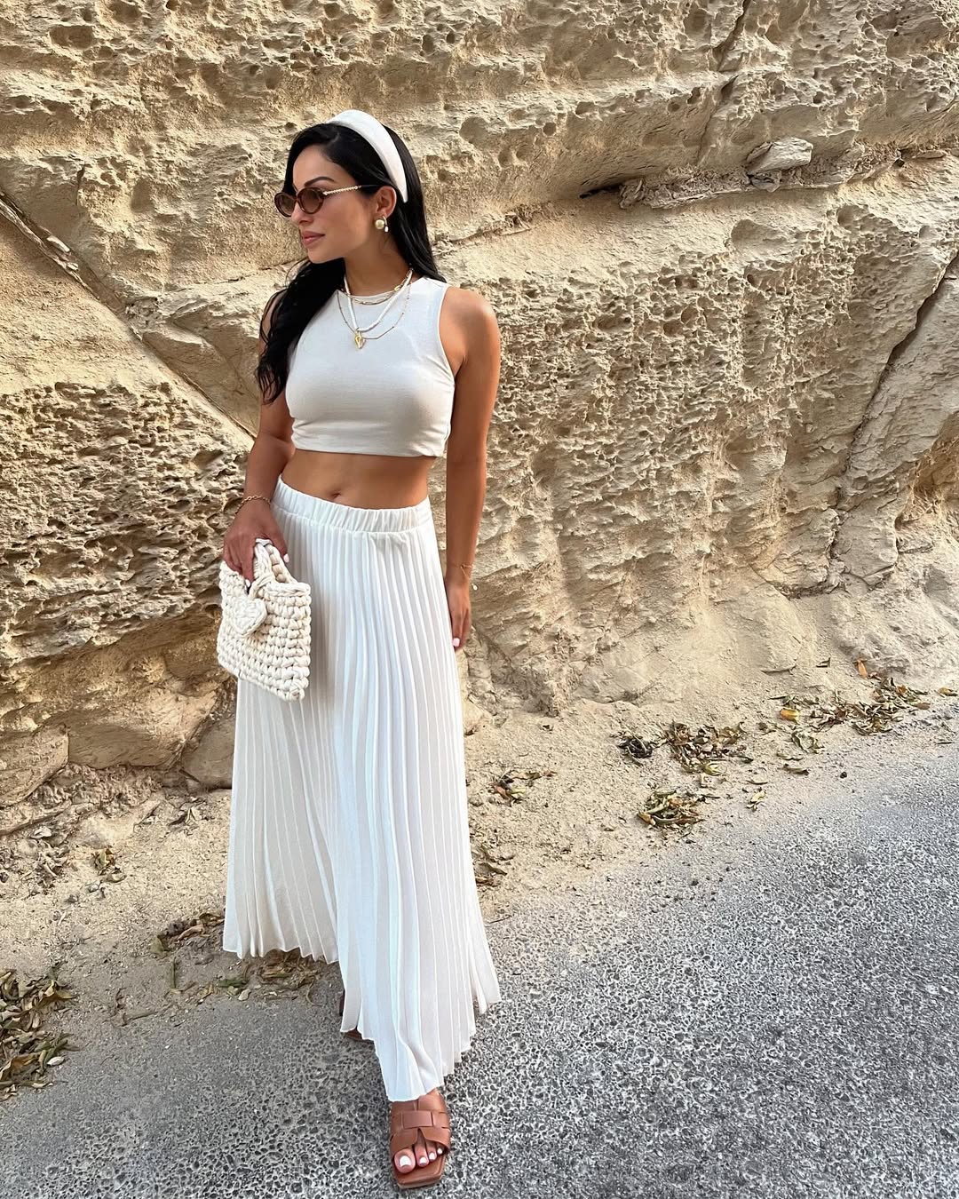 Neutral light linen clothes