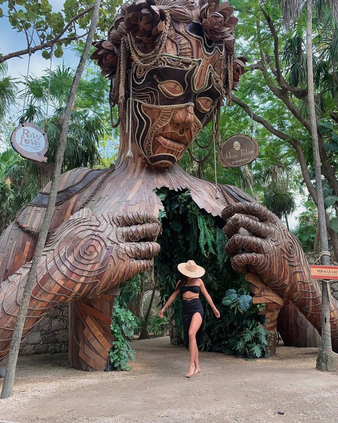 Wide brimmed hat is a must for Mexico beaches