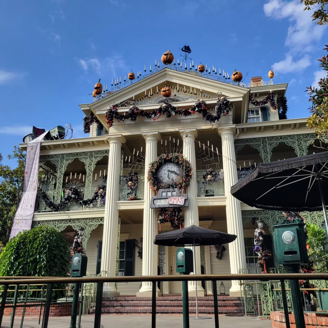 You can explore the haunted mansion to slow things down around 2pm