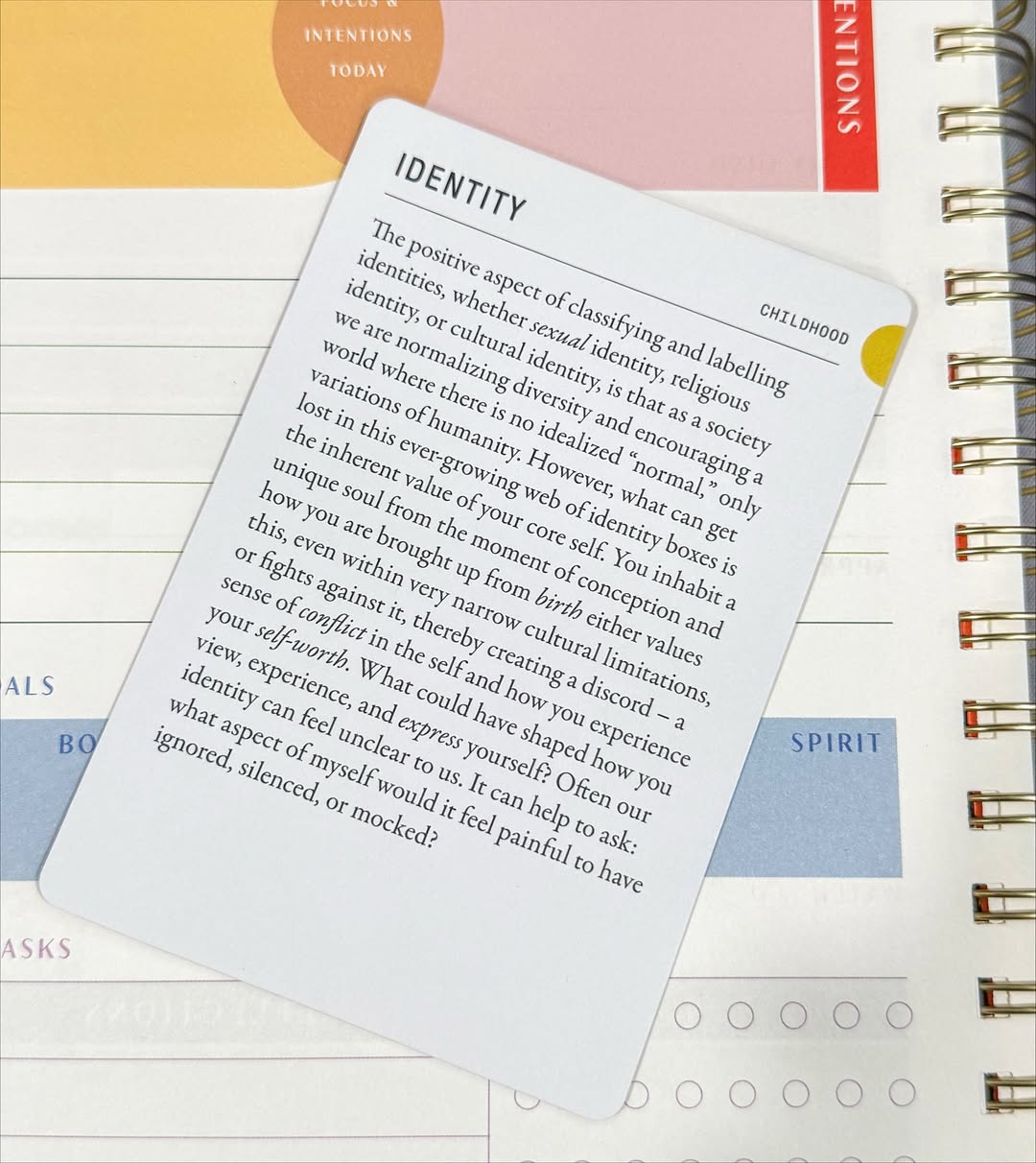 Keep a journal and write in it