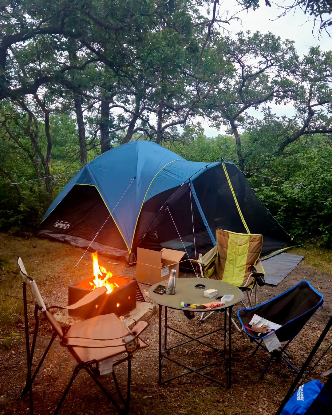 Be very careful with fires on campsite