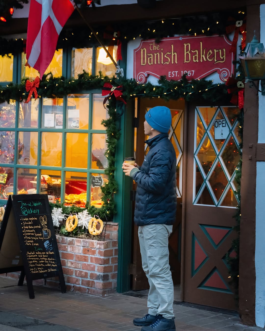 Down jacket, a few thermal tops is all you need