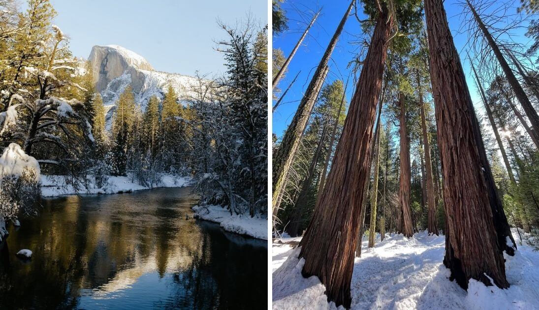 National parks in winter