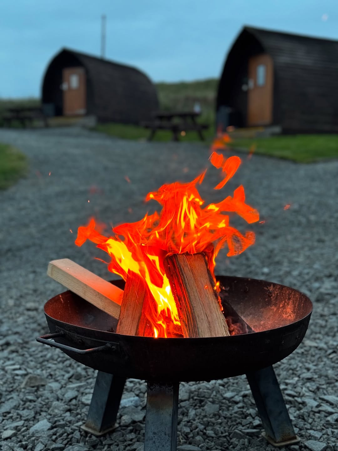 Keep fire at a safe distance from your tent