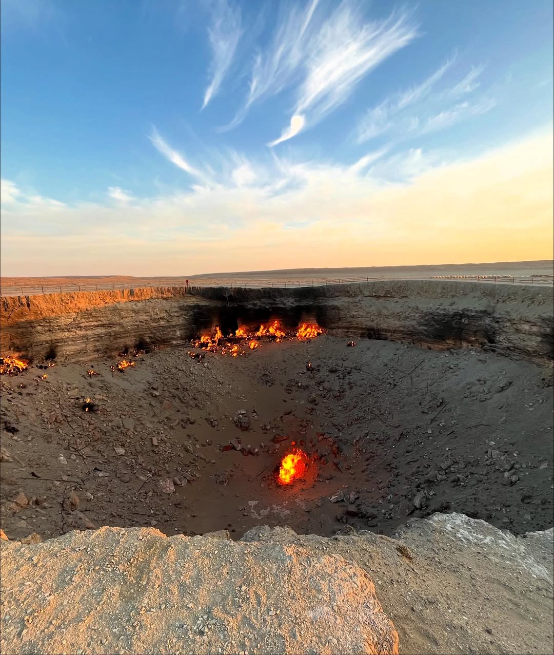 The Darvaza Gas Crater
