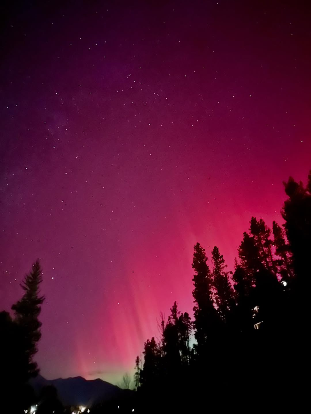 When the sky turned pink in Breckenridge