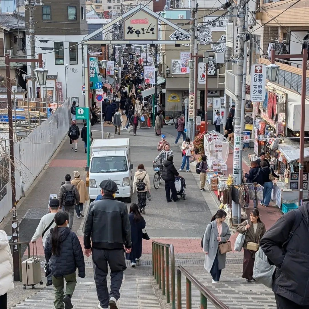 Yanaka, Ginza. A lovely area to take a stroll around & sample some street food. 