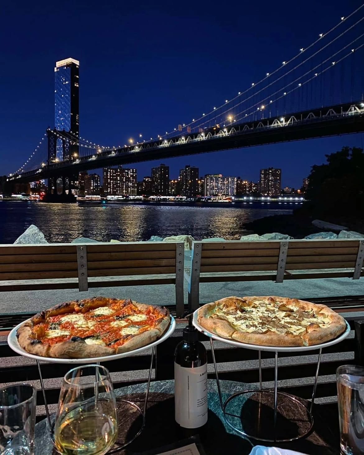 Pizza night in NYC